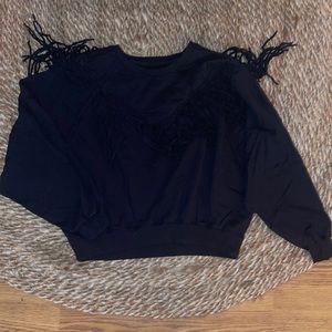 Fringe sweater